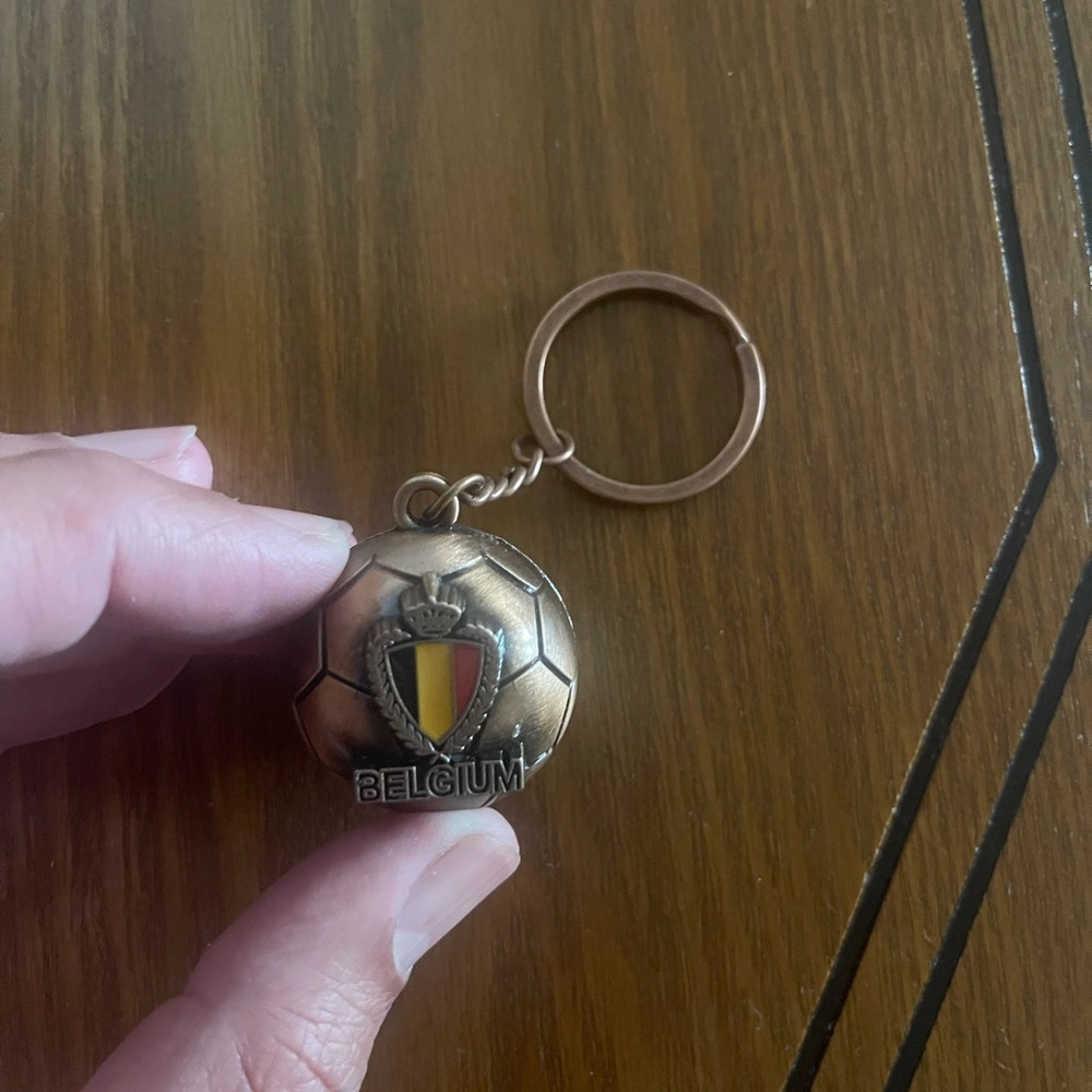 Belgium 🇧🇪 Football Soccer Ball Key Chain